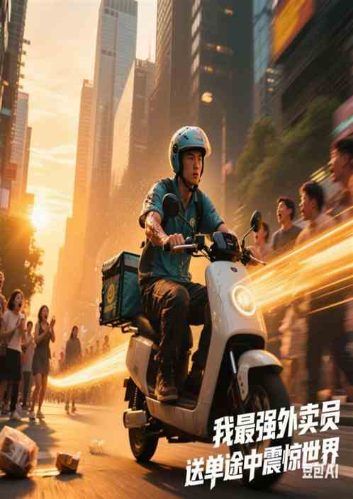 我最强外卖员送单途中震惊世界的封面