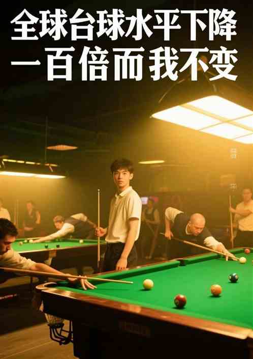 全球台球水平下降一百倍而我不变