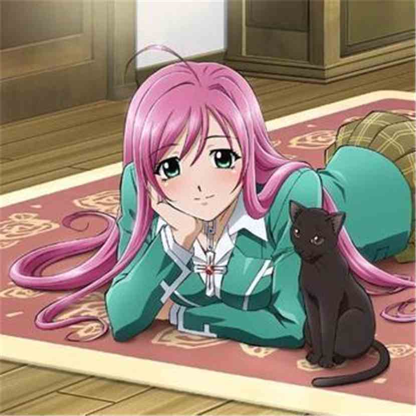 Moka Akashiya,赤夜萌香,Akashiya Moka,吸血鬼,ロザリオとバンパイア,十字架与吸血鬼,Rosario + Vampire,罗莎莉奥与吸血鬼